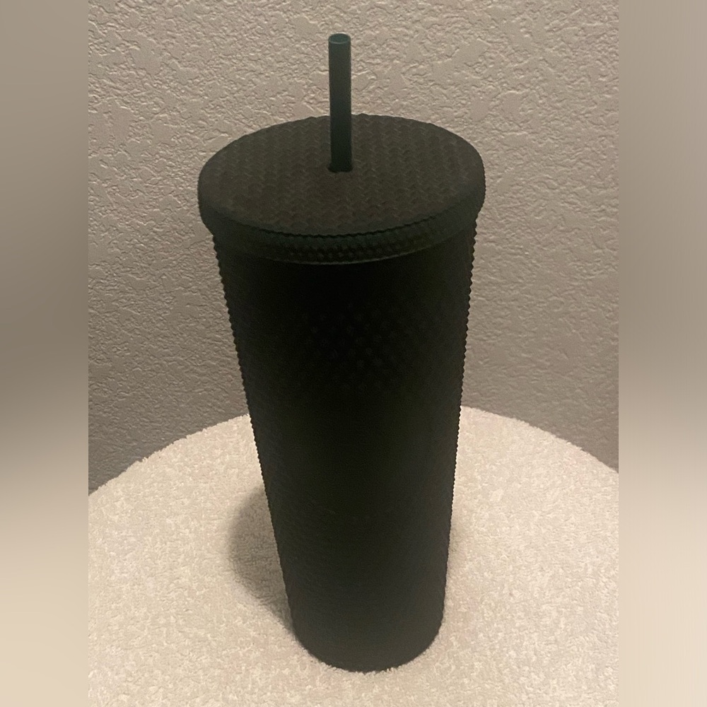Starbucks Matte Dark Green Studded 24oz Tumbler